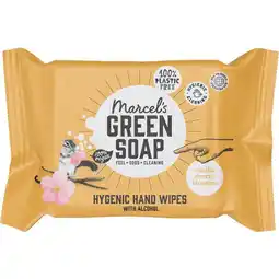 Etos Marcel's Green Soap Vanilla & Cherry Blossom Hygienische Handdoekjes aanbieding