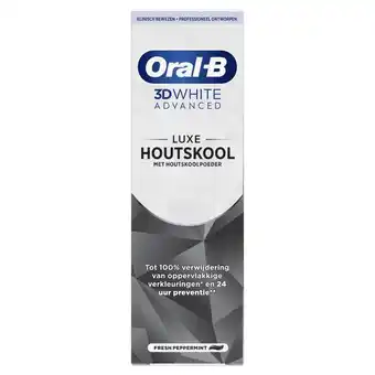 Etos Oral-B 3D White Advanced Houtskool Tandpasta - 75 ML aanbieding