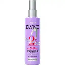 Etos L'Oréal Paris Elvive Hydra Hyaluronic Hydratatie Leave-in Spray 150 ML aanbieding