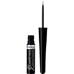 Etos Rimmel London Glam'Eyes Professional Eyeliner 001 Black Glamour aanbieding