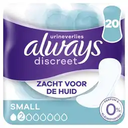 Etos ALWAYS DISR PADS 0%parfume S 20 - SP aanbieding