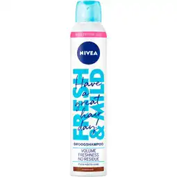 Etos NIVEA Fresh Revive 3-In-1 Droogshampoo Voor Donker Haar 200 ML aanbieding