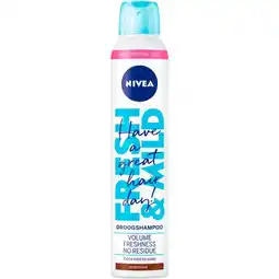 Etos NIVEA Fresh Revive 3-In-1 Droogshampoo Voor Donker Haar 200 ML aanbieding
