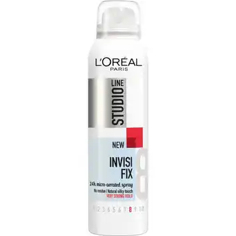 Etos L'Oréal Paris Studio Line Invisi'Fix Haarlak 250 ML aanbieding