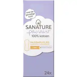 Etos Sanature Pro Vivo 100% Katoenen Incontinentie Inlegkruisjes Light 24 stuks aanbieding