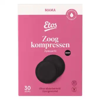 Etos Etos Zoogcompressen Zwart 30 stuks aanbieding