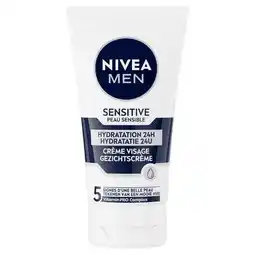 Etos NIVEA MEN Sensitive Gezichtscrème 75 ML aanbieding