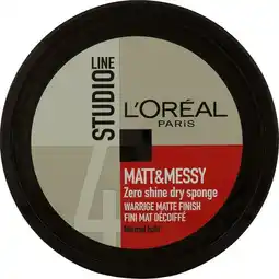 Etos L'Oréal Paris Studio Line Matt & Messy Zero Shine Dry Sponge 150 ML aanbieding