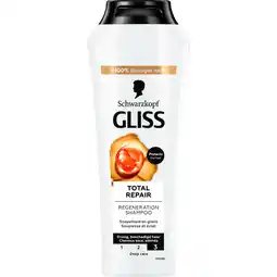 Etos Gliss Total Repair Shampoo 250ml aanbieding