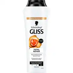 Etos Gliss Total Repair Shampoo 250ml aanbieding