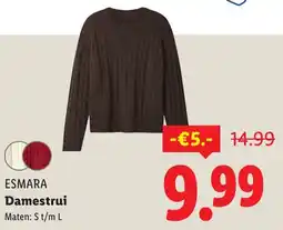 Lidl Esmara Damestrui aanbieding