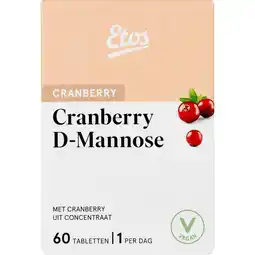 Etos Etos Cranberry D-Mannose aanbieding