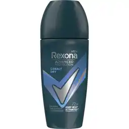 Etos Rexona Men Advanced Protection Cobalt Dry Deodorant Roller 50 ML aanbieding