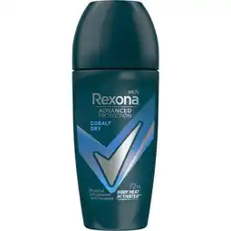 Etos Rexona Men Advanced Protection Cobalt Dry Deodorant Roller 50 ML aanbieding