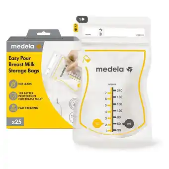 Etos Medela Moedermelkbewaarzakjes met schenktuit 25 stuks aanbieding
