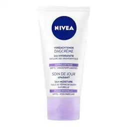 Etos NIVEA Essentials Dagcrème +24H Sensitive SPF15 50 ML aanbieding