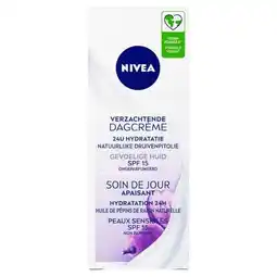 Etos NIVEA Essentials Dagcrème +24H Sensitive SPF15 50 ML aanbieding