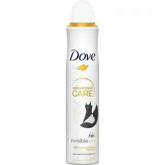 Etos Dove Advanced Care Invisible Dry Anti-Transpirant Deodorant Spray 200 ML aanbieding