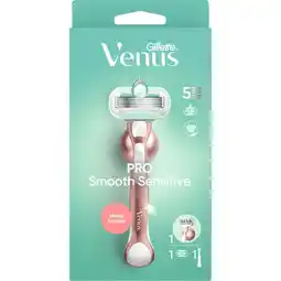Etos Gillette Venus Deluxe Smooth Sensitive Rose Gold Scheersysteem 5 Blades aanbieding
