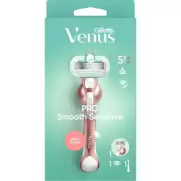 Etos Gillette Venus Deluxe Smooth Sensitive Rose Gold Scheersysteem 5 Blades aanbieding