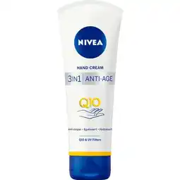 Etos NIVEA Q10 3-in-1 Anti-Age Handcrème 100 ML aanbieding