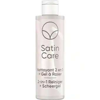 Etos Gillette Venus Satin Care 2-in-1 Reiniger & Scheergel Voor Huid en Schaamhaar 190 ML aanbieding