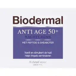 Etos Biodermal Anti Age 50+ Nachtcrème 50 ML aanbieding