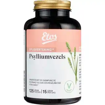 Etos Etos Psyllium Vezels Poeder 125 GR aanbieding