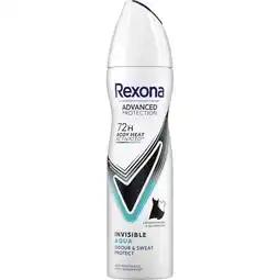 Etos Rexona Woman Advanced Protection Invisible Aqua Deodorant Spray 150 ML aanbieding