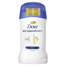 Etos Dove Advanced Care Original Anti-Transpirant Deodorant Stick 50 ML aanbieding