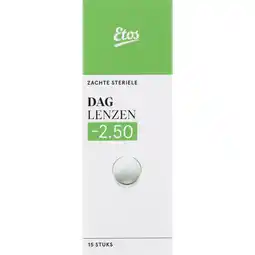 Etos Etos Zachte Daglenzen -2,50 15 stuks aanbieding