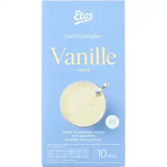 Etos Etos Maaltijdshake Vanille 10 Sachets aanbieding