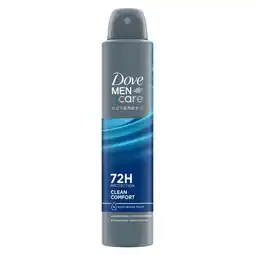 Etos Dove Men+Care Advanced Clean Comfort Anti-Transpirant Deospray 200 ML aanbieding