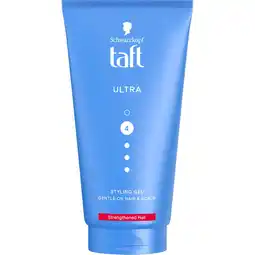 Etos Taft Styling Gel Ultra Strong Gel 150 ML aanbieding