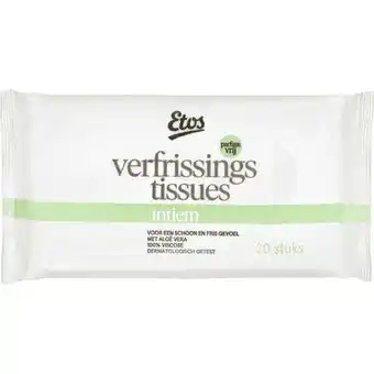 Etos Etos Verfrissingtissues Intiem 20 stuks aanbieding