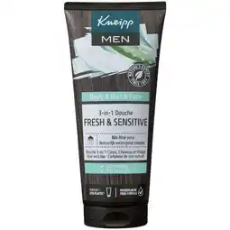 Etos Kneipp Men Fresh en Sensitive 3-in-1 Douchegel 200 ML aanbieding