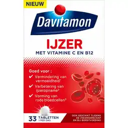 Etos Davitamon Ijzer Vit C & B12 aanbieding