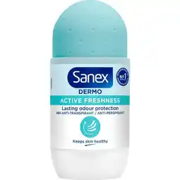 Etos Sanex Dermo Active Freshness Deodorant Roller 50 ML aanbieding