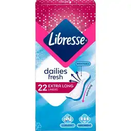 Etos Libresse Daily Fresh Inlegkruisjes Extra Long aanbieding