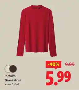 Lidl Esmara Damestrui aanbieding