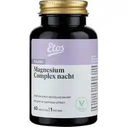 Etos Etos Magnesium Complex Nacht 60 tabletten aanbieding