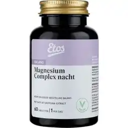 Etos Etos Magnesium Complex Nacht 60 tabletten aanbieding