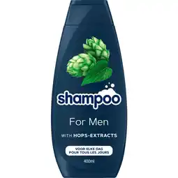 Etos Schwarzkopf for Men Shampoo 400 ML aanbieding