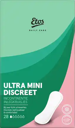 Etos Etos Control Incontinentieverband Ultra Mini 28 stuks aanbieding