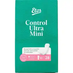 Etos Etos Control Incontinentieverband Ultra Mini 28 stuks aanbieding