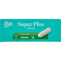 Etos Etos Tampons Super Plus 16 stuks aanbieding