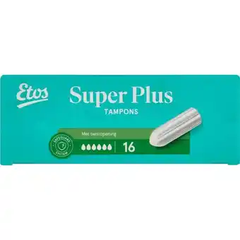 Etos Etos Tampons Super Plus 16 stuks aanbieding