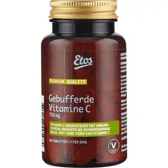 Etos Etos Premium Gebufferde Vitamine C 750mg 60 stuks aanbieding