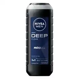 Etos NIVEA MEN Deep Clean Douchegel 500 ML aanbieding