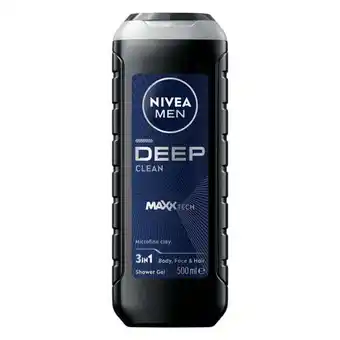 Etos NIVEA MEN Deep Clean Douchegel 500 ML aanbieding